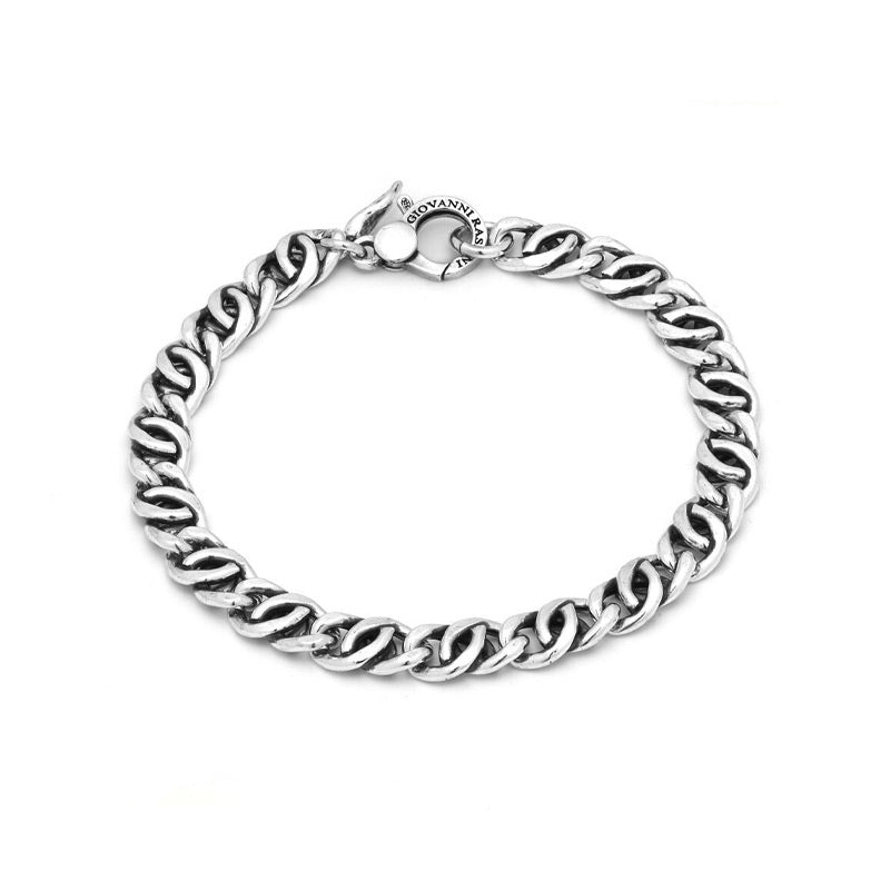 Giovanni Raspini Double Curb Silver Bracelet