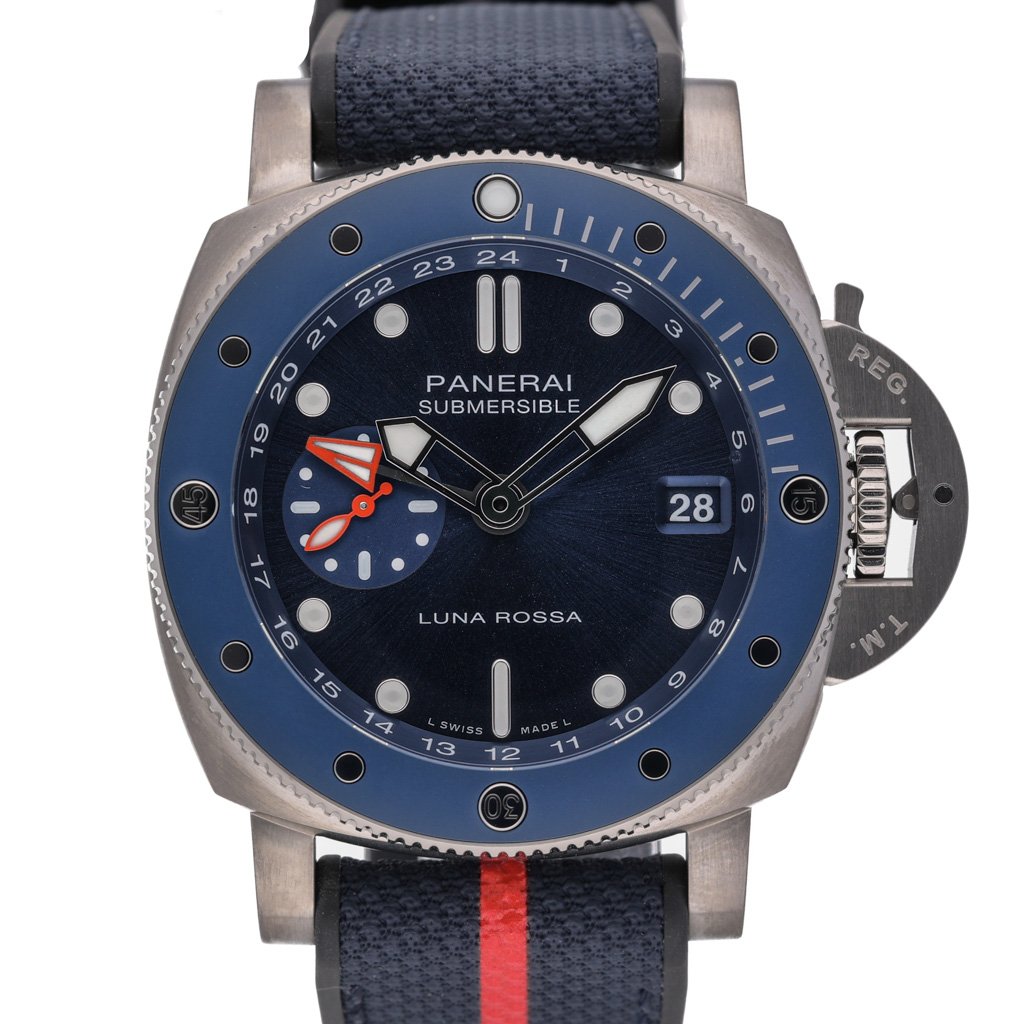 PANERAI SUBMERSIBLE GMT LUNA ROSSA TITANIO - PAM01507 - Watch - 42mm 198996f9-373d-42bb-8dd7-9649ff9bc352.jpg