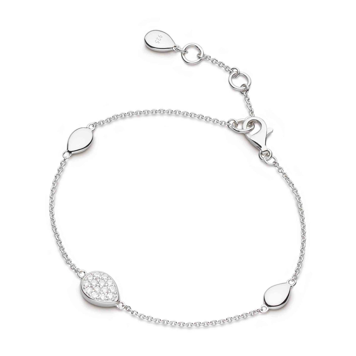 Kit Heath Coast Pebble Glisten Pave CZ Bracelet