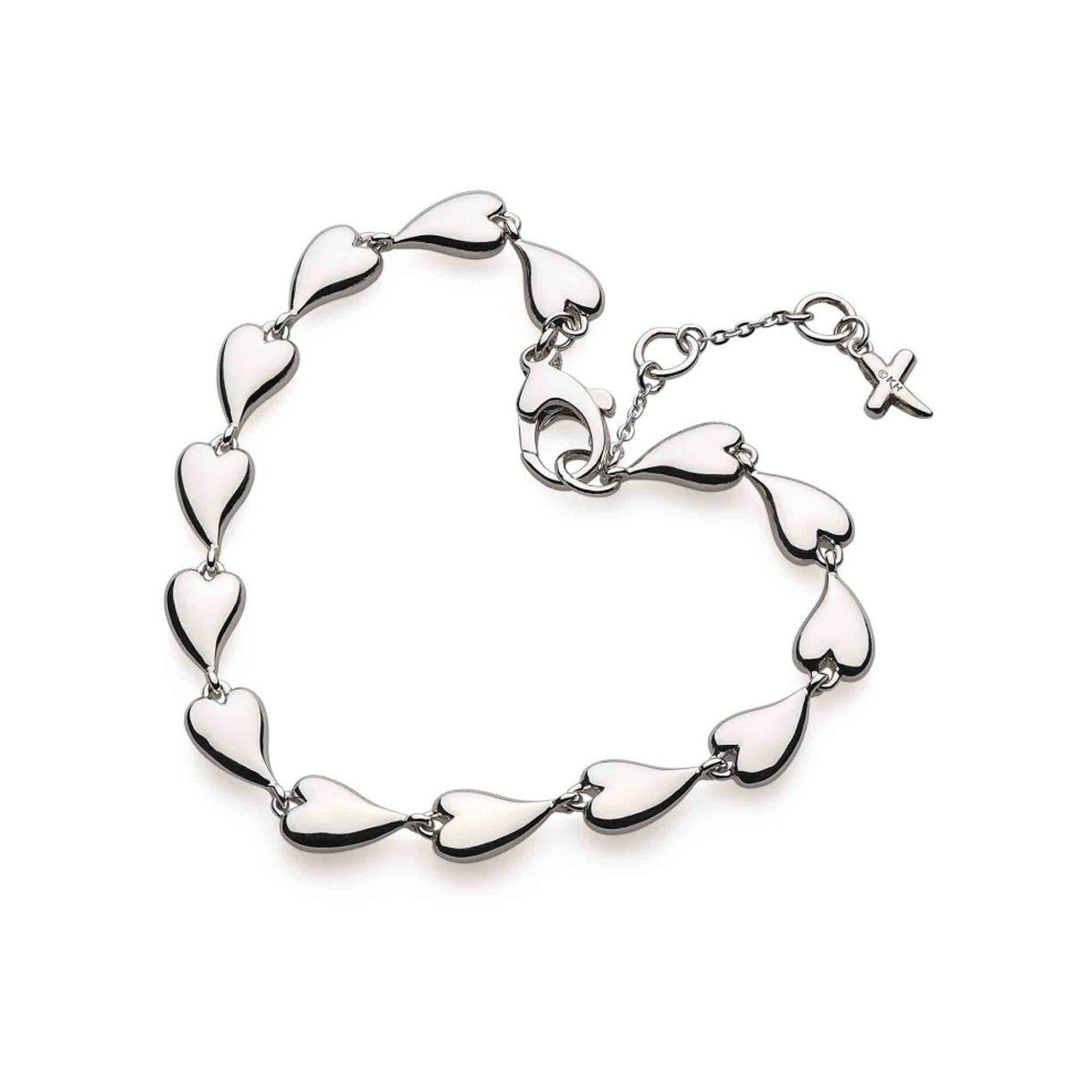 KIT HEATH Silver Heart Linked Bracelet