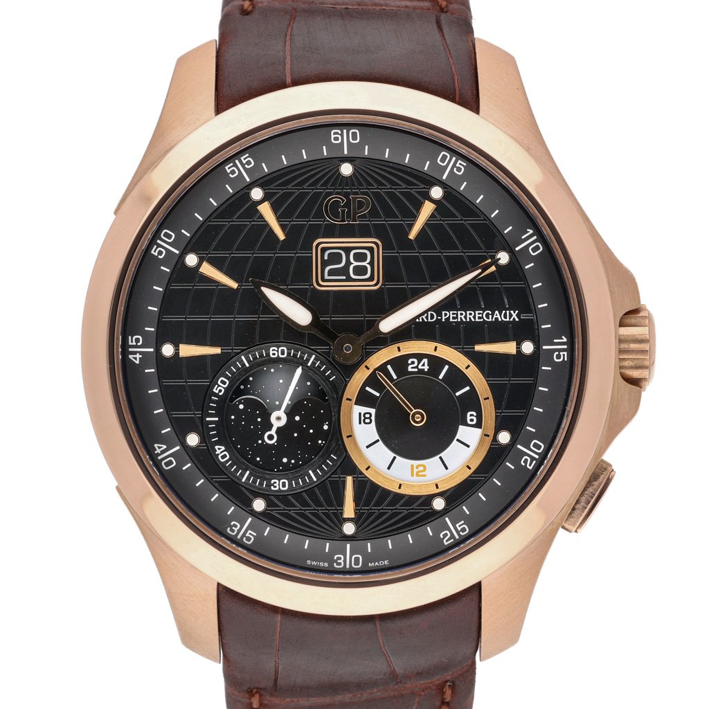 GIRARD PERREGAUX TRAVELLER LARGE DATE MOONPHASE GMT  - 49655-52-631-BB6A - Watch - 44mm 97e4eb50-2dd8-4e66-b415-6355d6a267c9.jpg