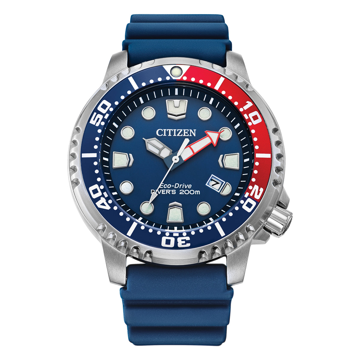 Citizen BN0168-06L Gents Promaster Diver Red / Blue Case Watch 44mm