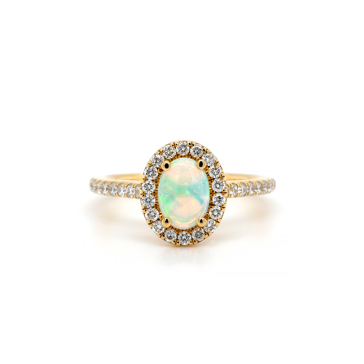 18ct Yellow Gold Opal Ring